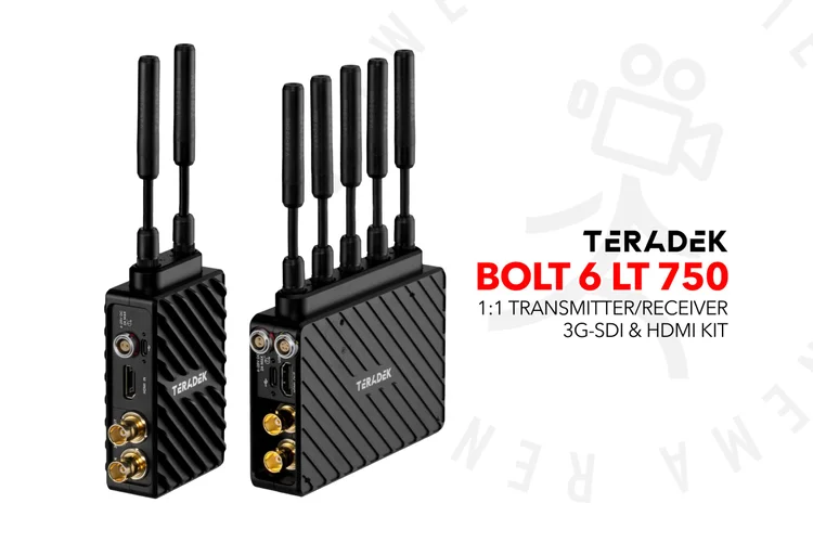 1:1 Teradek Bolt 6 LT 750 3G-SDI/HDMI Wireless TX/RX Kit