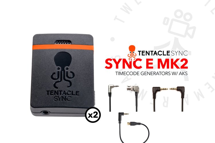 (2x) Tentacle Sync E MK II Timecode Generators w/ AKS