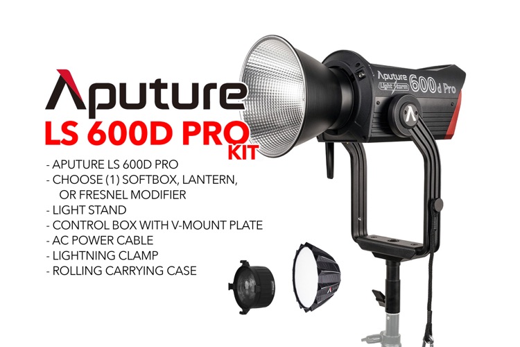 Aputure LS 600d Pro w/ modifier options!