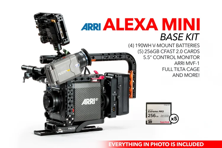 ARRI Alexa Mini Base Kit | Media, Batteries, EVF and more!