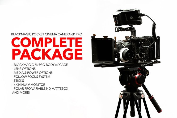 Blackmagic Design Pocket Cinema Camera 6K PRO - Complete Package