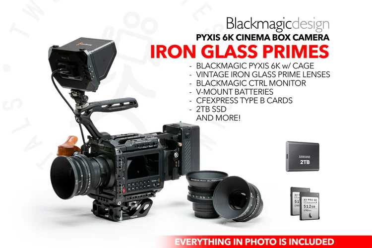 Blackmagic Design PYXIS 6K | Iron Glass Vintage Primes Kit w/ AKS