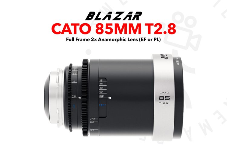 BLAZAR LENS Cato 85mm T2.8 2X Full Frame Anamorphic Lens (EF or PL)
