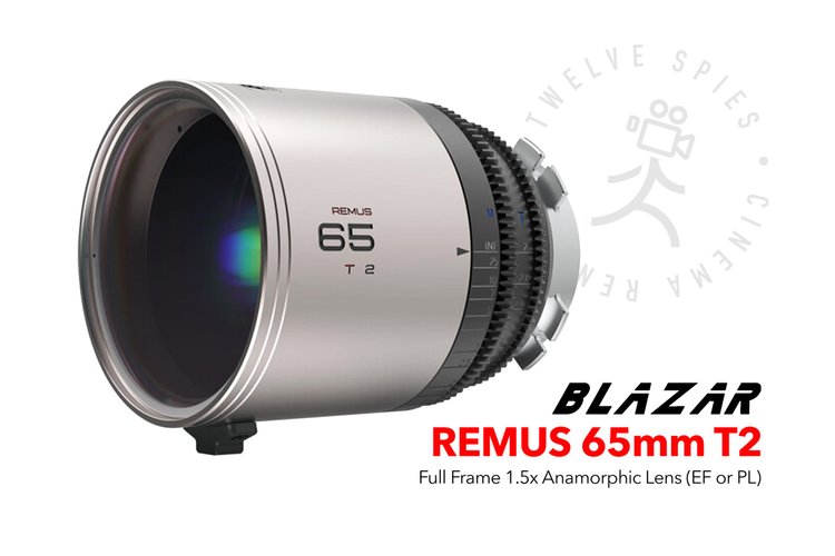 BLAZAR Remus 65mm T2.0 Full-Frame 1.5x Anamorphic Lens (EF or PL)