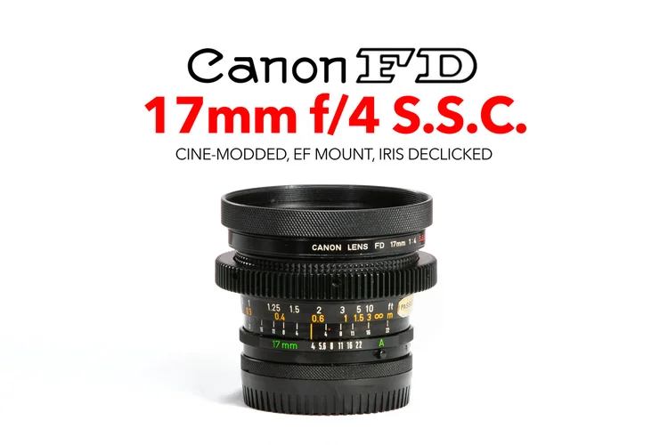 Canon FD 17mm f/4 S.S.C. (EF Mount)