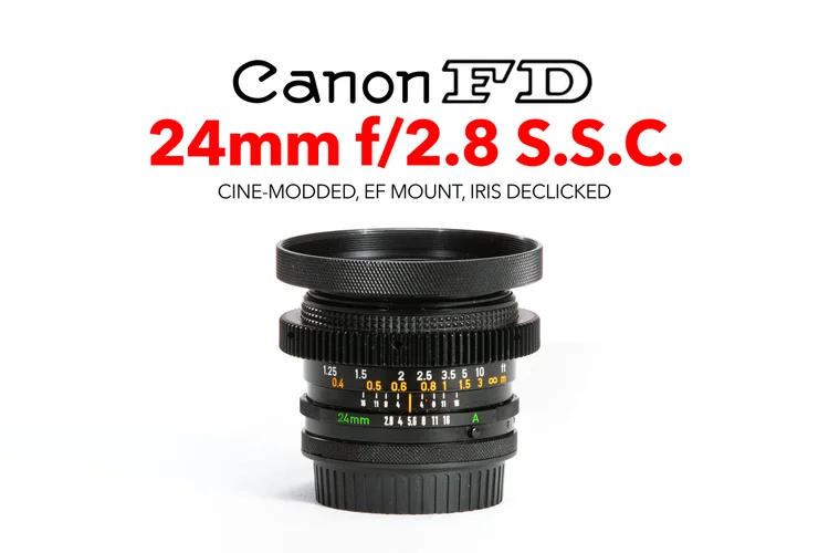 Canon FD 24mm f/2.8 S.S.C. (EF Mount)