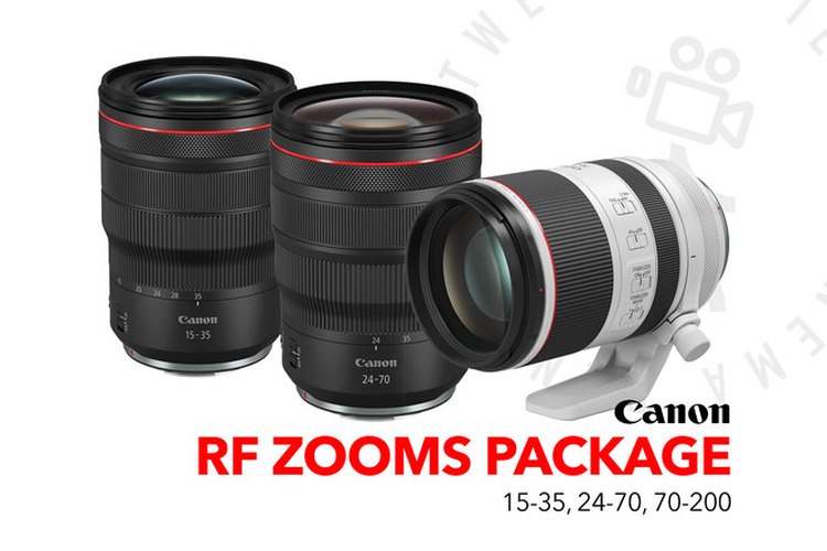 Canon RF Zooms Package (15-35, 24-70, 70-200)