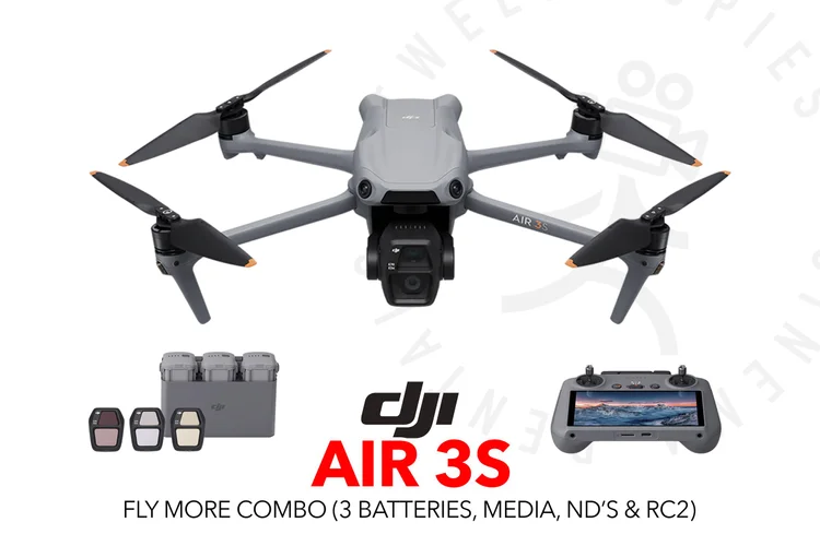 DJI Air 3S Drone | Fly More Combo with RC 2