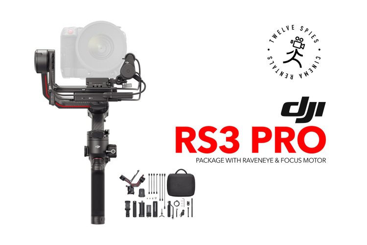 DJI RS3 Pro Gimbal Stabilizer Combo with RavenEye & Focus Motor