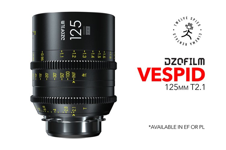 DZOFilm Vespid 125mm T2.1 Full Frame Prime Lens (EF or PL)