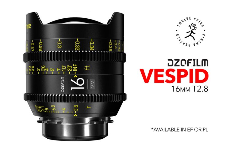 DZOFilm Vespid 16mm T2.8 Full Frame Prime Lens (EF or PL)