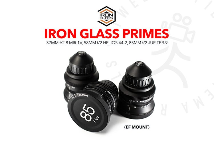 Iron Glass 3 lens set (37, 58, 85) - EF mount