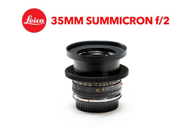 Leica R 35mm Summicron f/2 (EF mount)