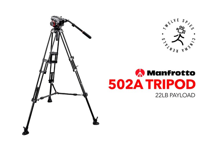 Manfrotto 502AH & 546B Aluminum Tripod (22lb payload)