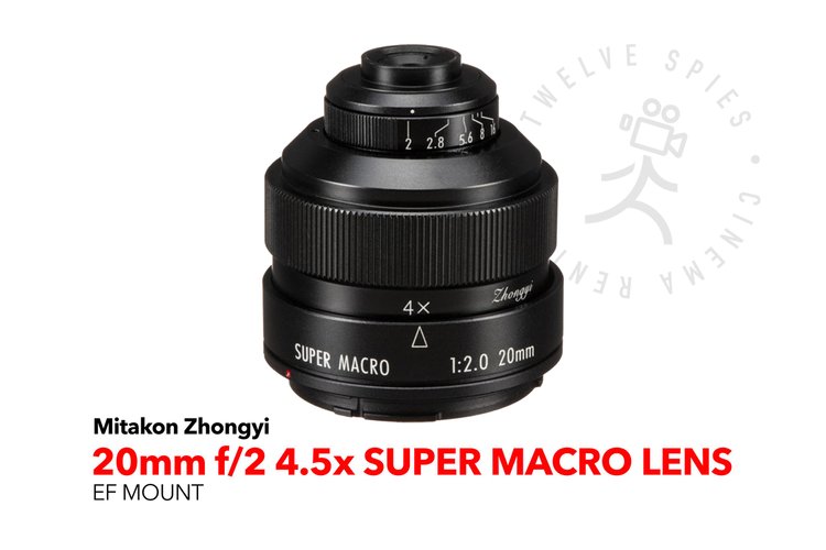 Mitakon Zhongyi 20mm f/2 4.5x Super Macro Lens (EF mount)
