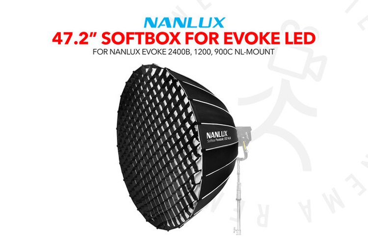 Nanlux 47.2" NL-mount softbox for Evoke 2400B, 1200, 900C