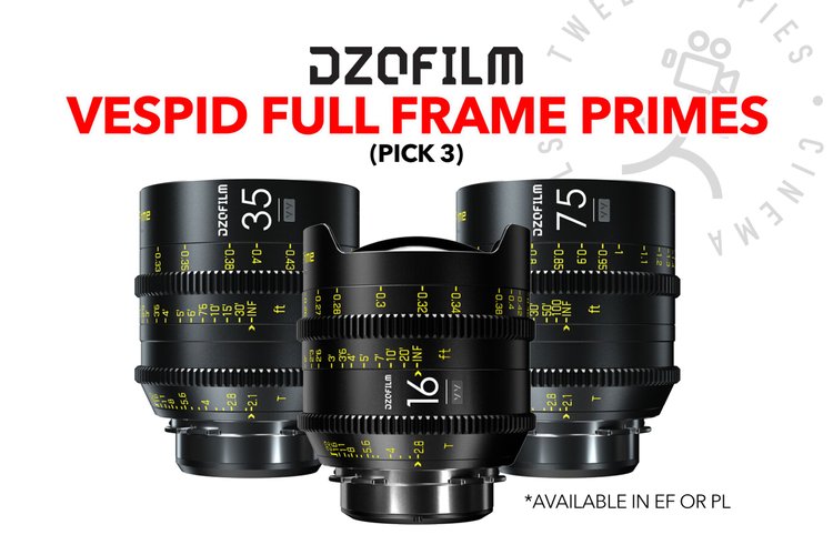 (Pick 3) Dzofilm Vespid Lenses | 12, 16, 21, 25, 35, 50, 75, 90, 100, 125 (EF or PL)