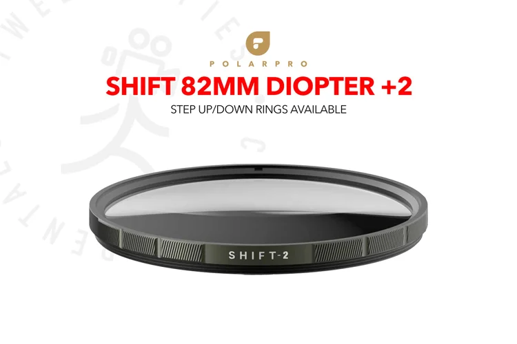 Polar Pro 82mm Diopter +2 (Step up/down rings available)