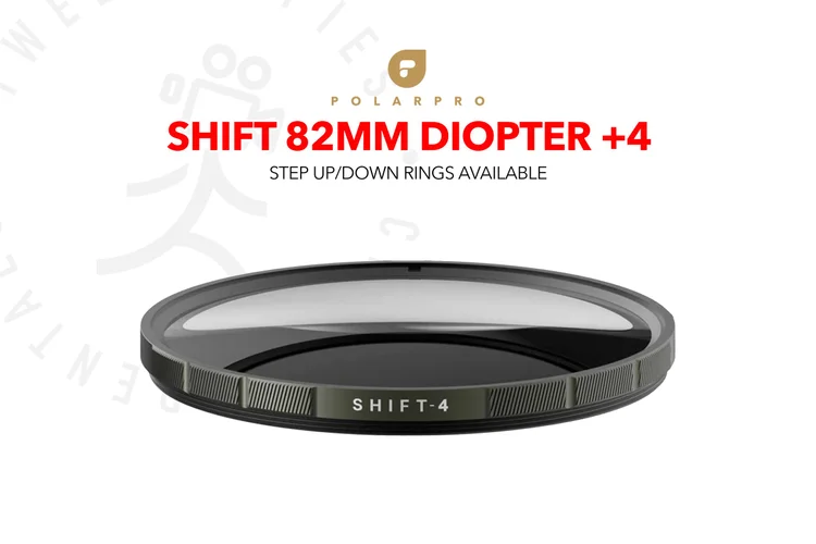 Polar Pro 82mm Diopter +4 (Step up/down rings available)