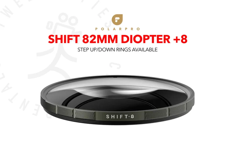 Polar Pro 82mm Diopter +8 (Step up/down rings available)