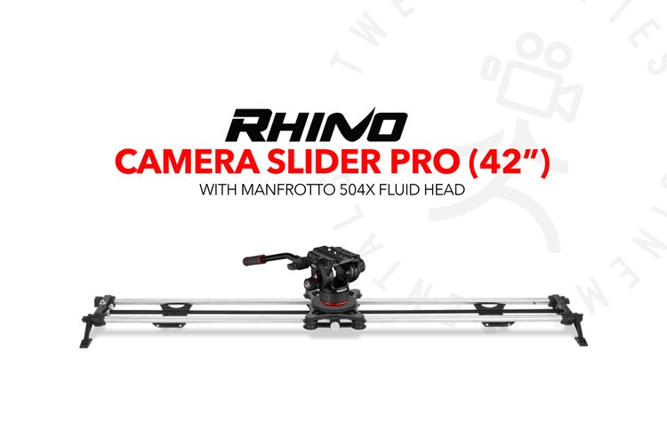 Rhino Camera Gear Slider Pro (42") with Manfrotto 504X fluid head