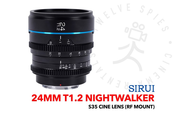 Sirui Night Walker 24mm T1.2 S35 Cine Lens (RF)