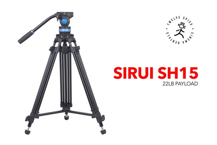 Sirui SH15 Aluminum tripod with 75mm fluid bowl head (22lb payload)