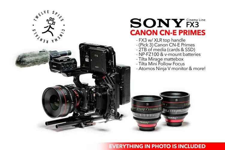 Sony FX3 | Canon CN-E Primes | Tons of AKS!