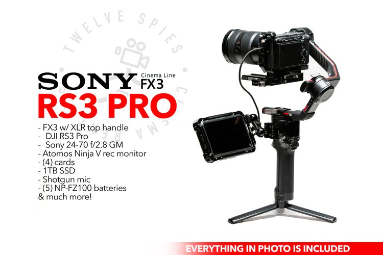Sony FX3 | DJI RS 4 Pro | Sony 24-70 f/2.8 | & tons of AKS!