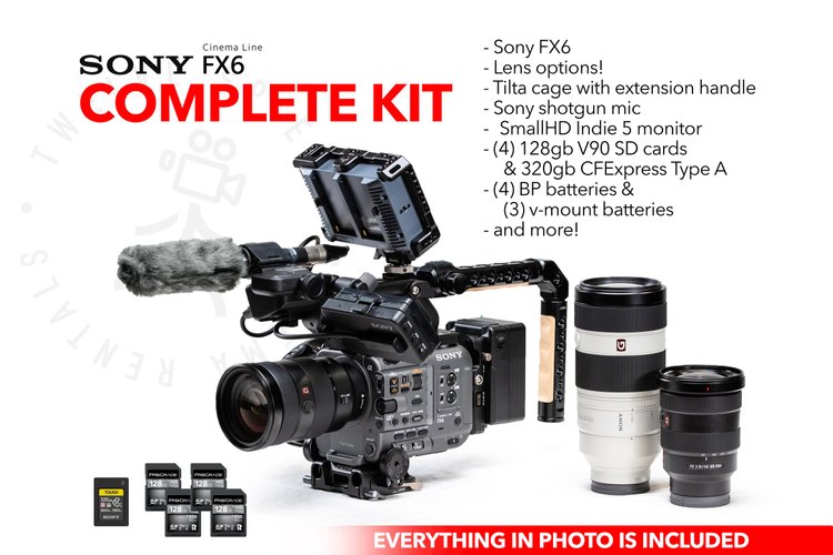Sony FX6 G Master Zooms Package | media, batteries & tons of AKS