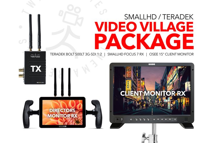 Teradek Video Village Kit (SmallHD Directors Monitor, 21" Osee Client Monitor)